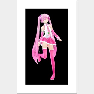 Sakura Miku Posters and Art